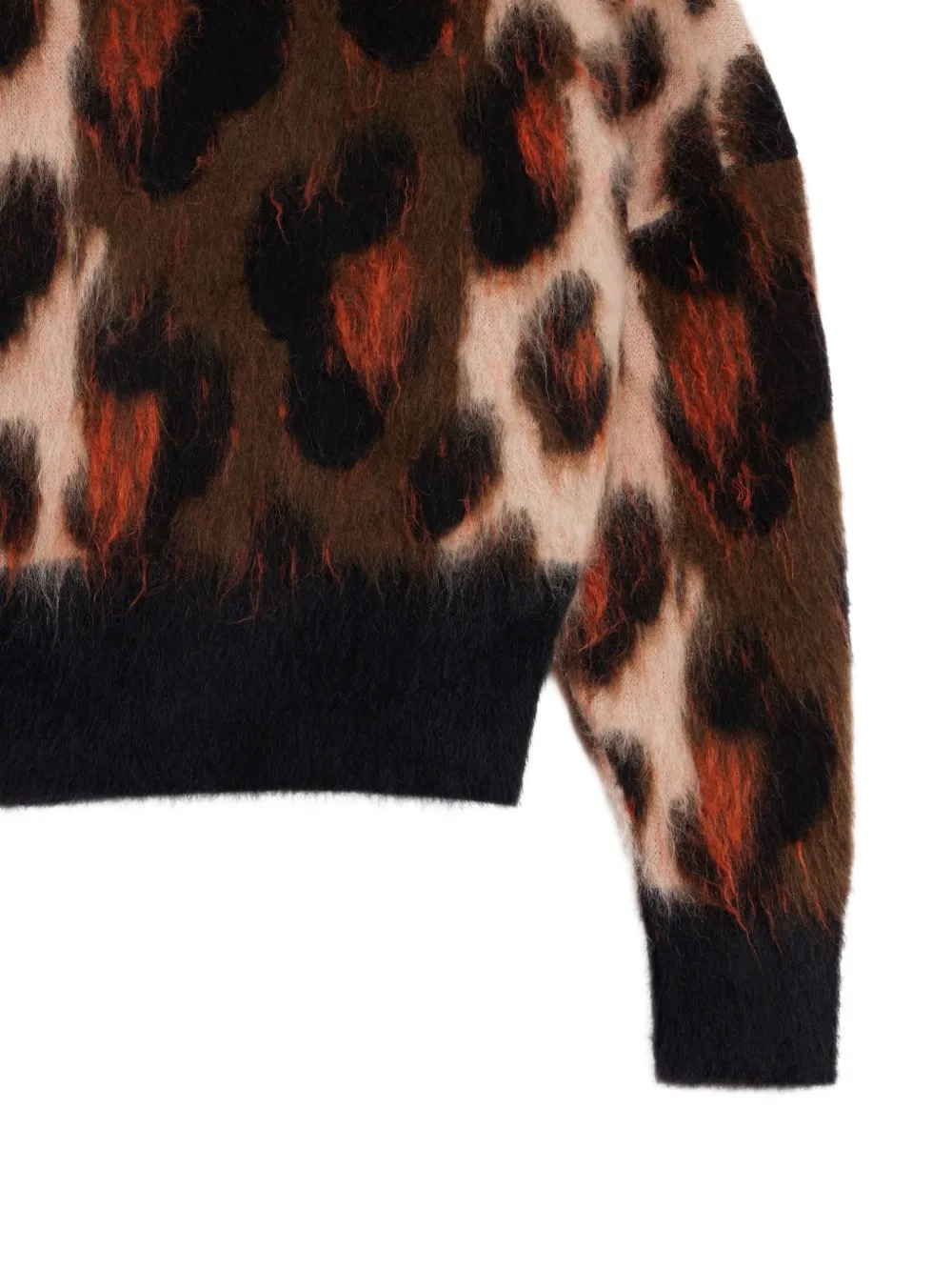 Givenchy Shirtjack met geborsteld-effect jacquard met luipaard-print Zwart