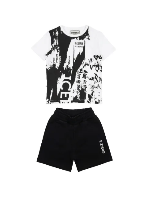 Iceberg Kids graphic-print shorts set