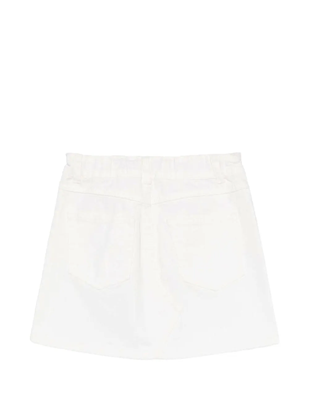 Moschino Kids Spijkerrok met teddybeerprint Wit