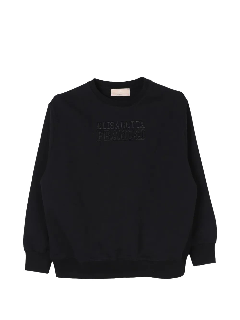 Elisabetta Franchi Kids Felpa girocollo - Nero