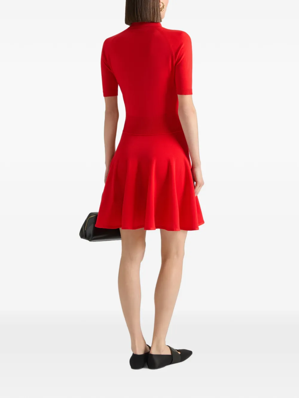 Givenchy Gebreide mini-polojurk Rood