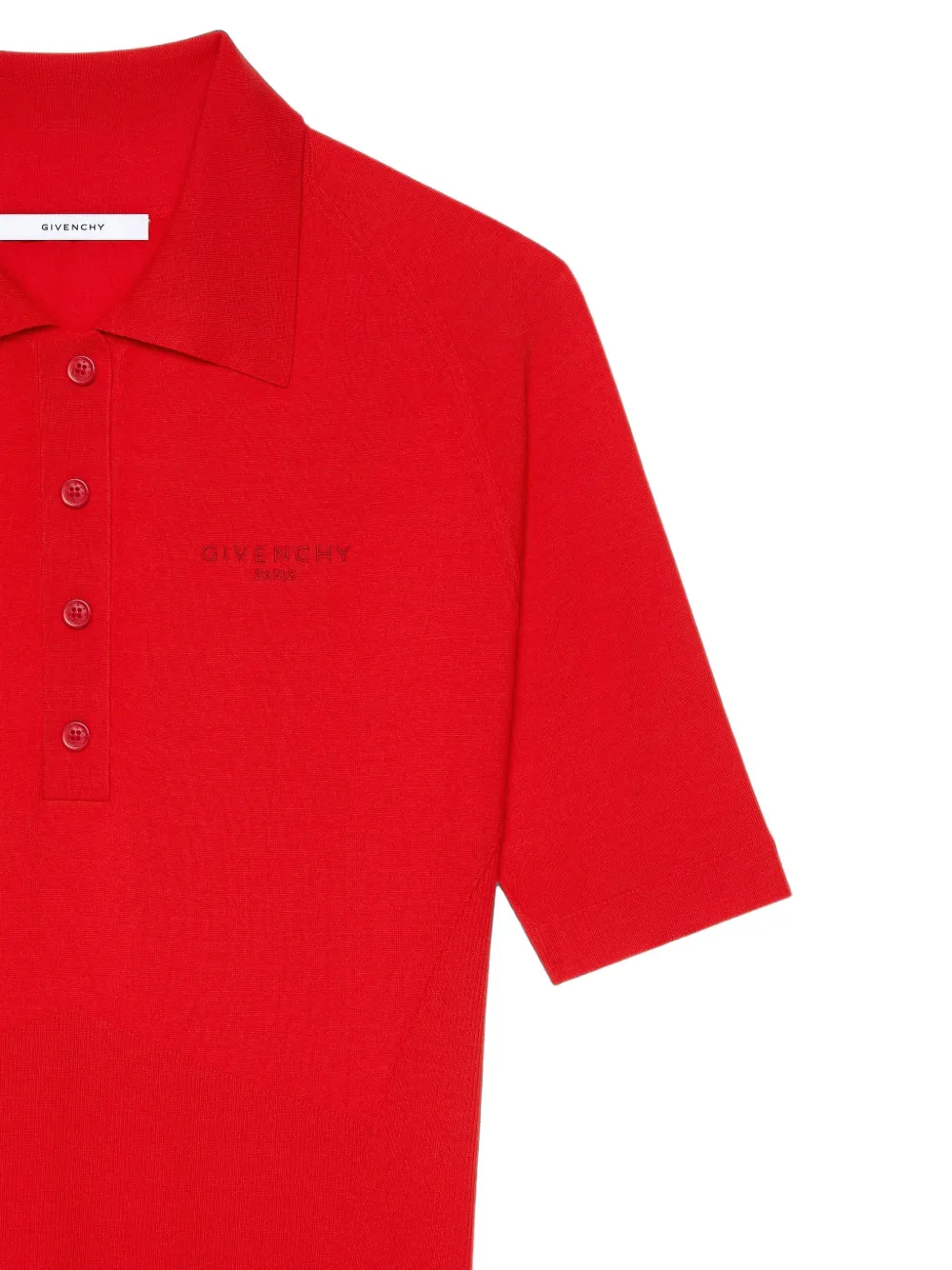 Givenchy Gebreide mini-polojurk Rood