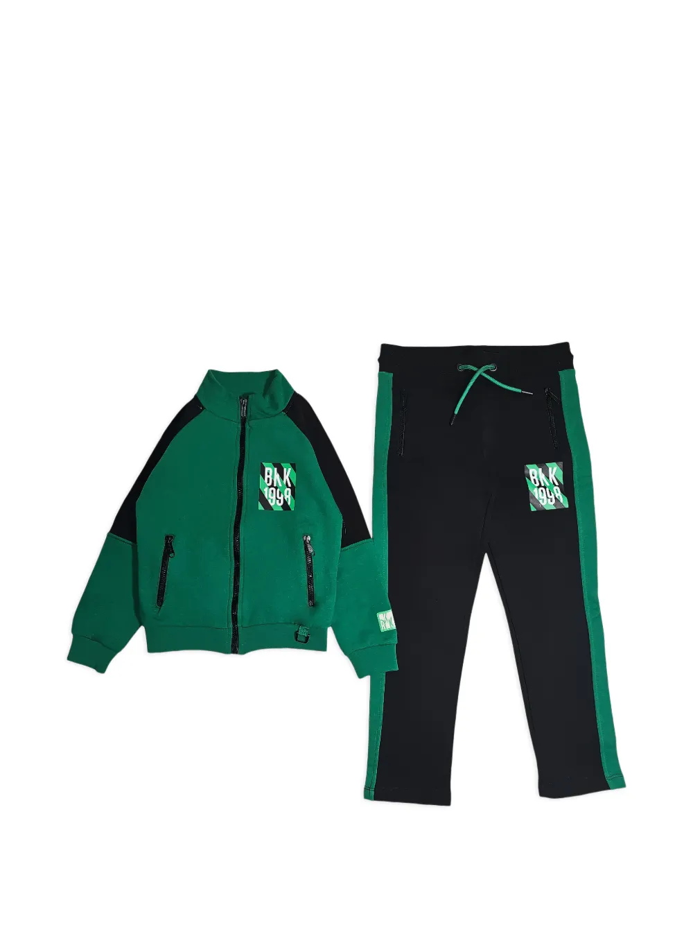 BIKKEMBERGS KIDS Tuta sportiva con logo - Nero