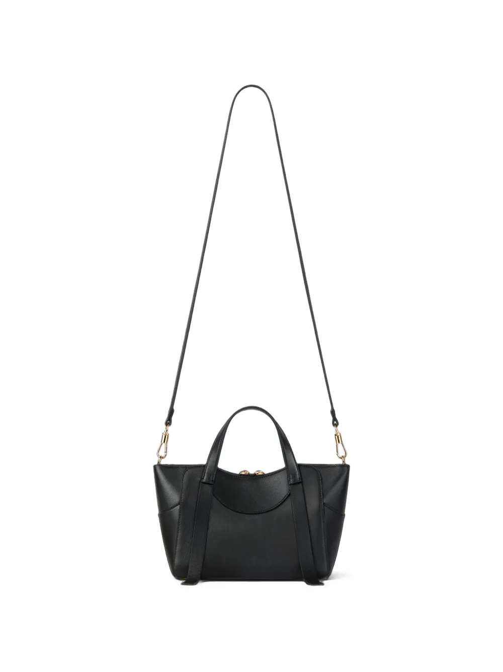 Givenchy Kleine The Snatch tas van bewerkt leer Zwart