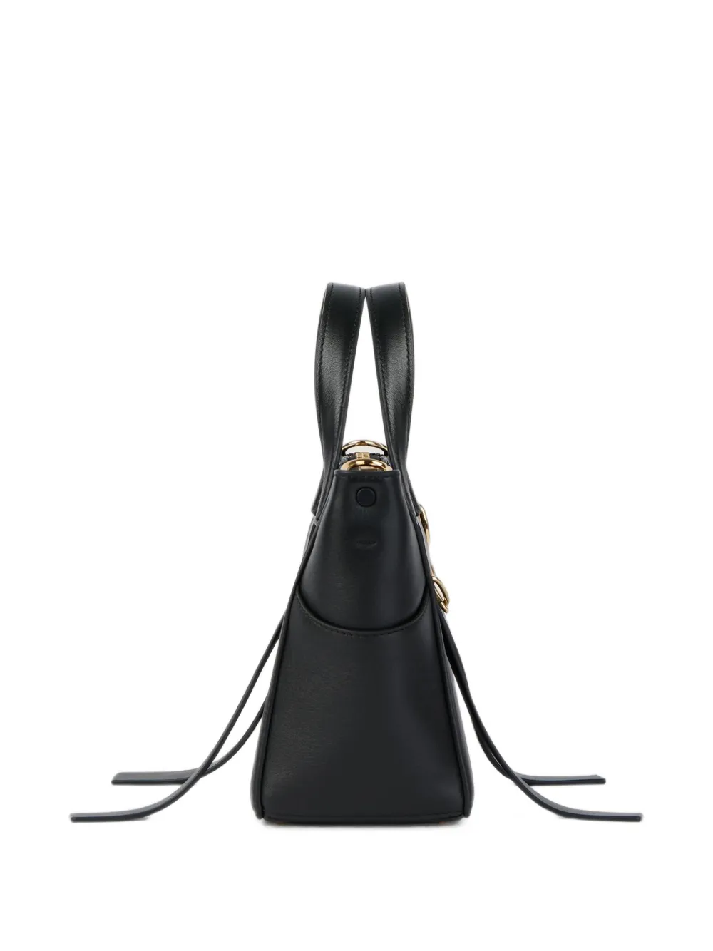 Givenchy Kleine The Snatch tas van bewerkt leer Zwart