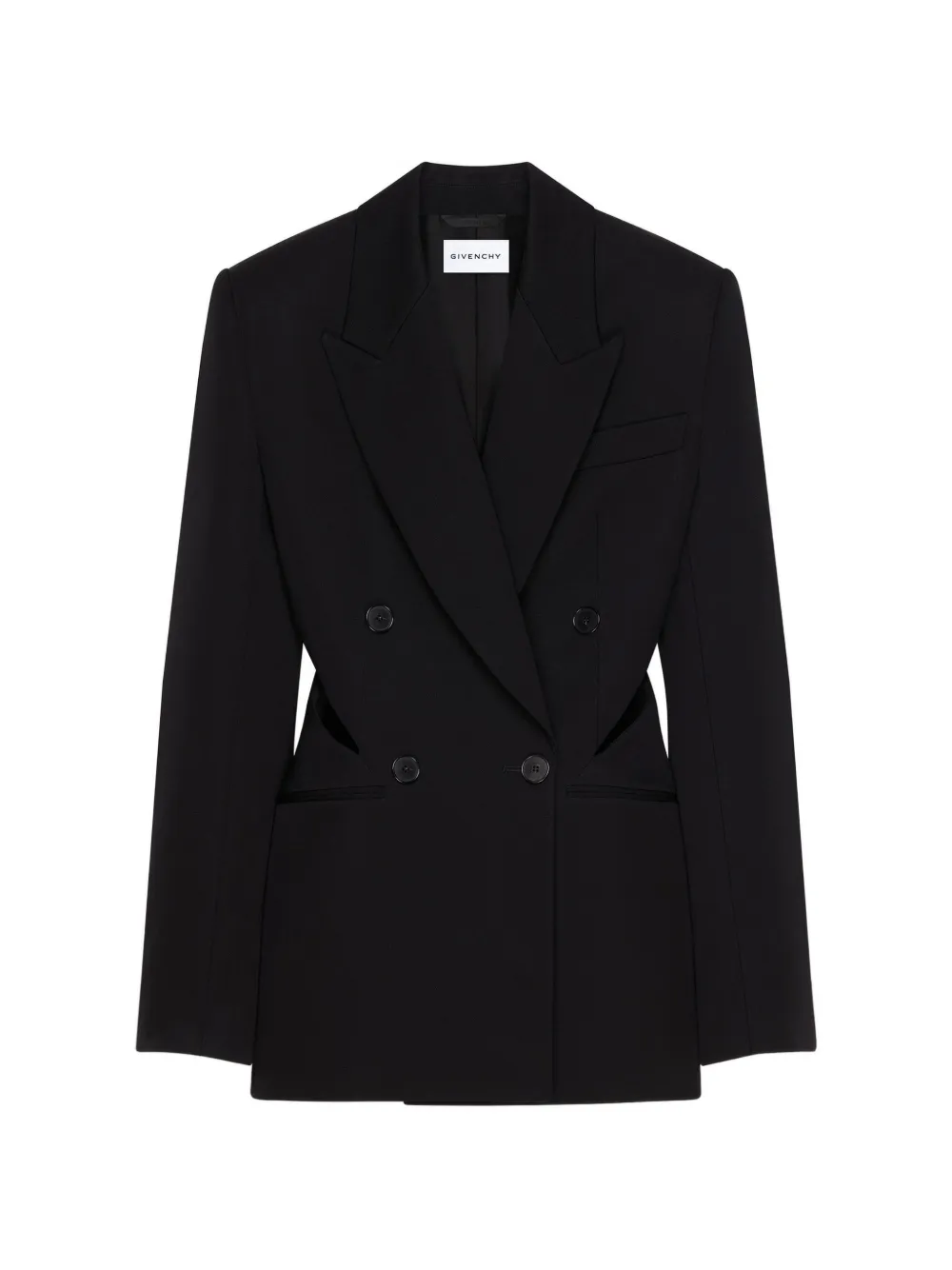 Givenchy Giacca doppiopetto in lana - Nero