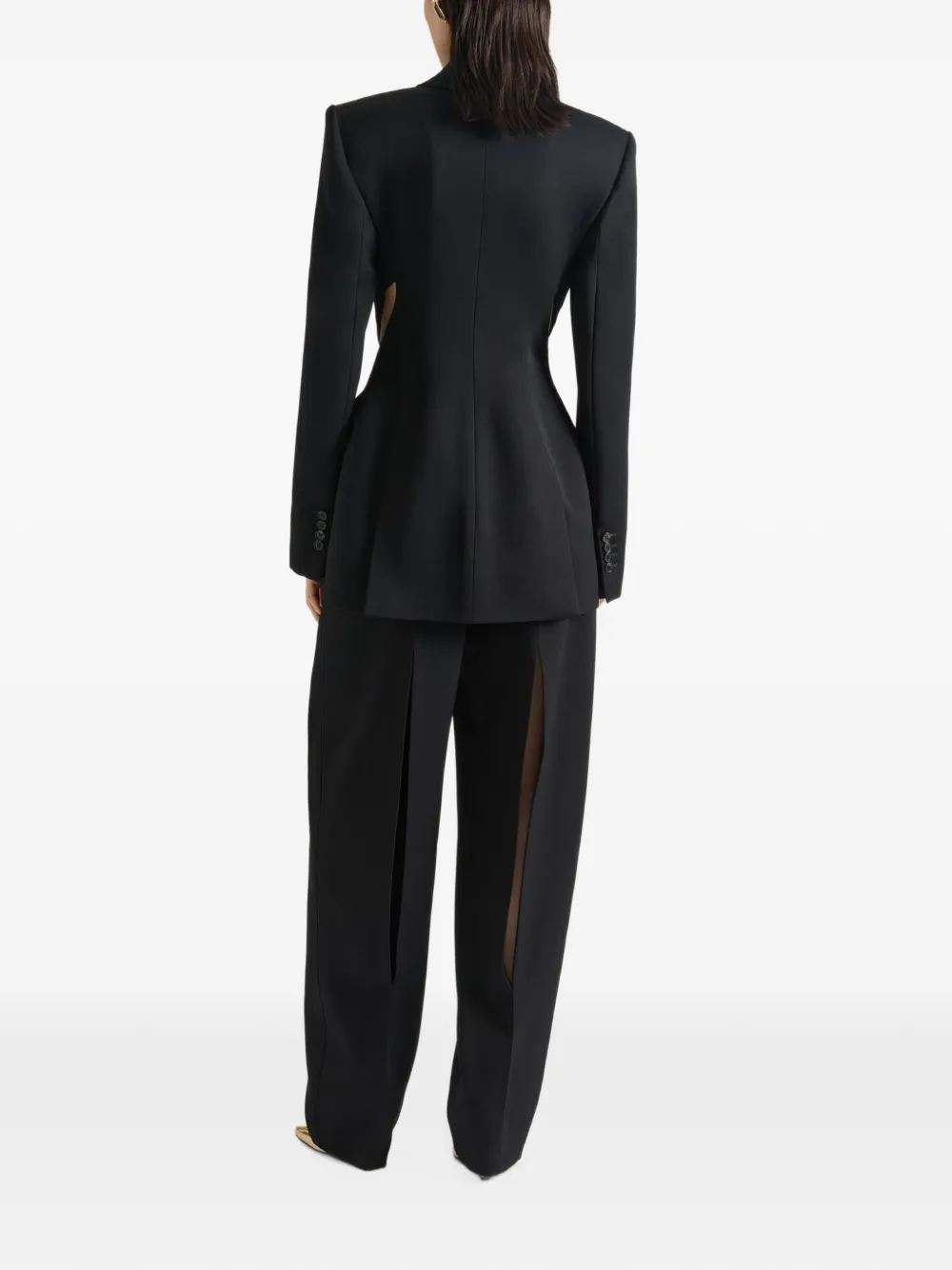 Givenchy Wollen jack met dubbele rij knopen Zwart