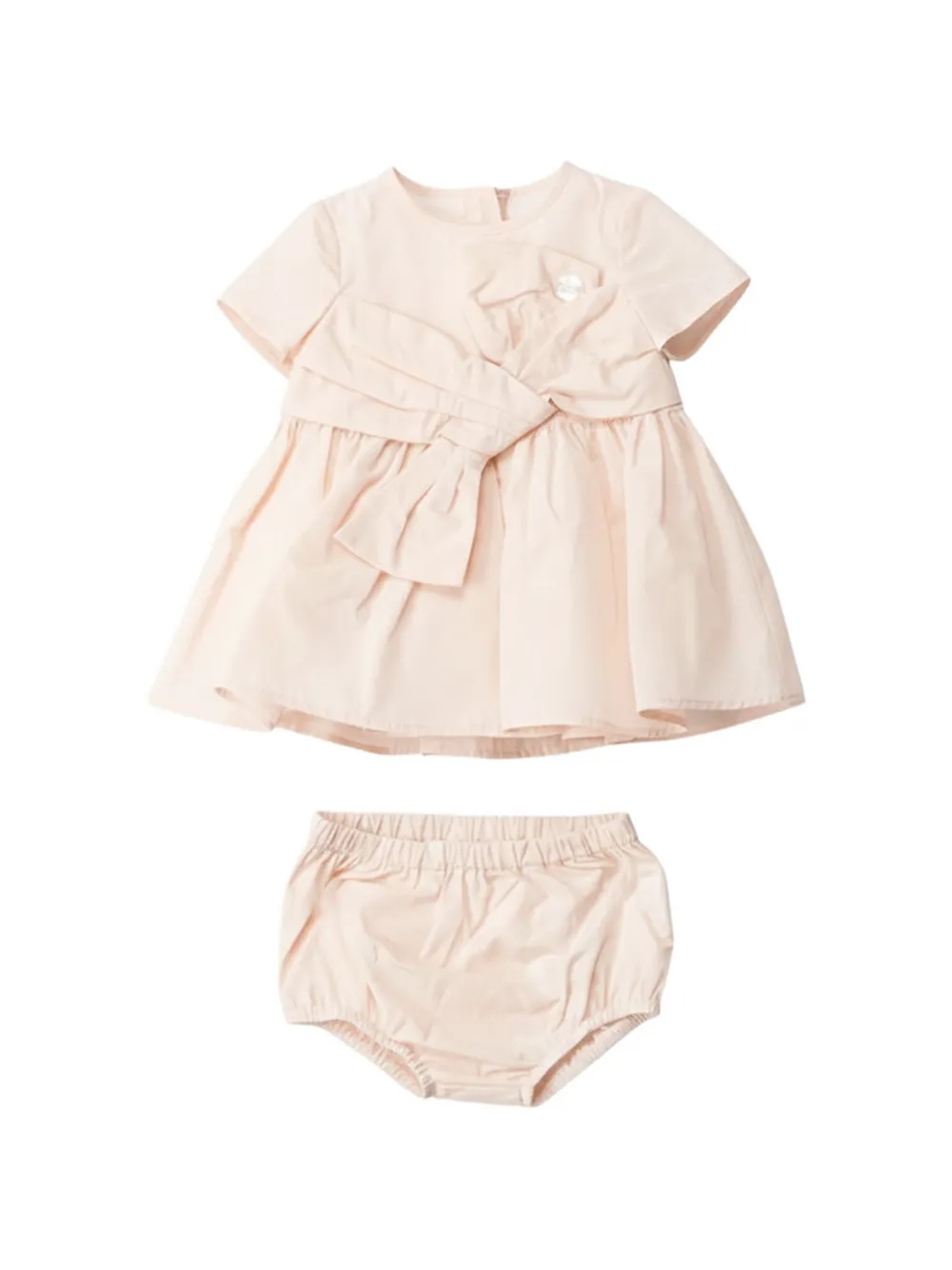Elisabetta Franchi Kids Jurk met strikdetail Roze