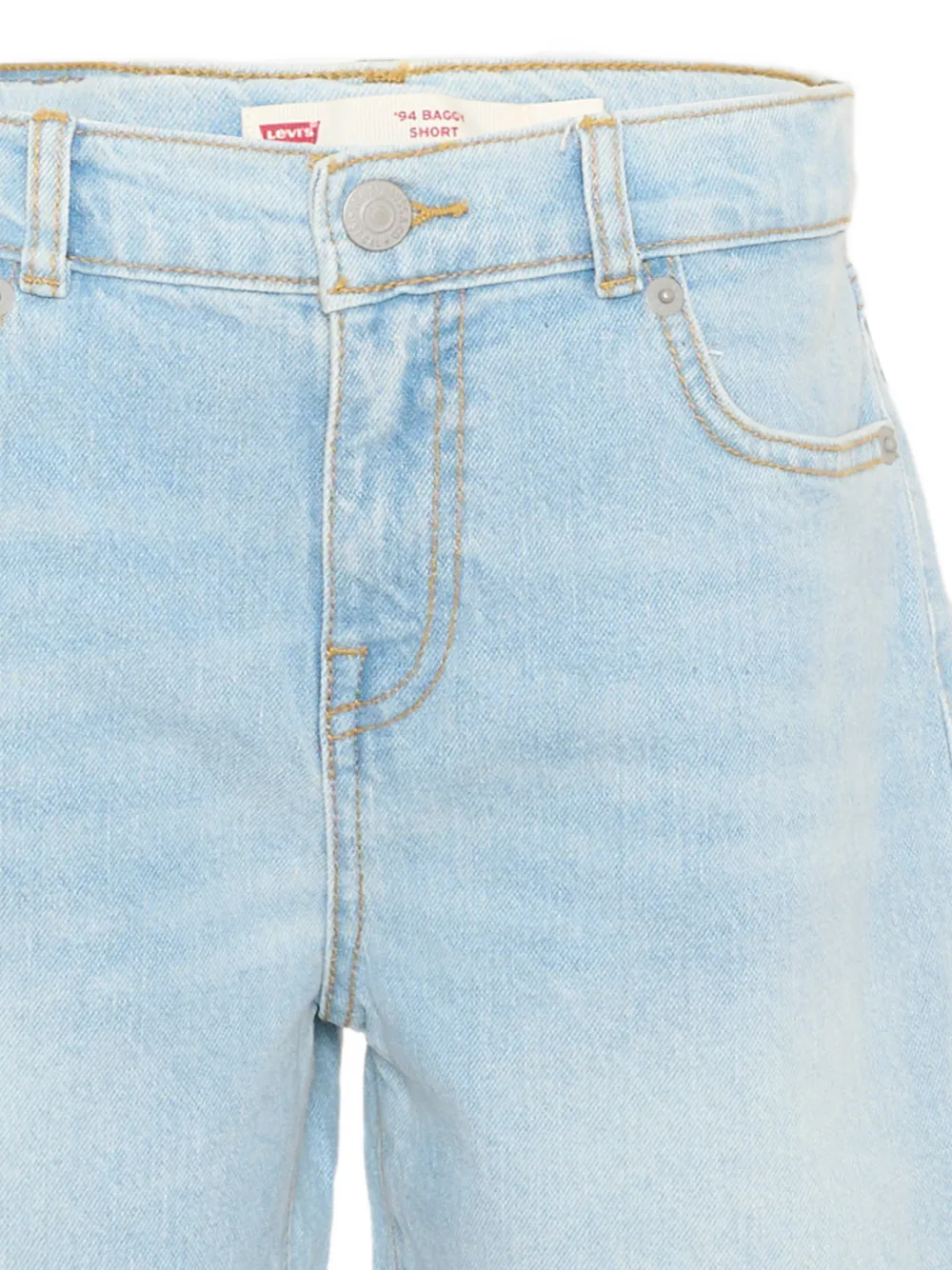 Levi's Kids '94 Baggy denim shorts Blauw