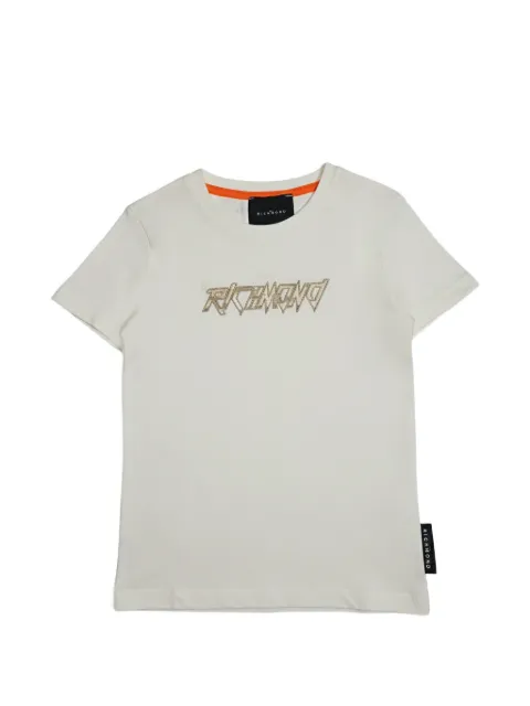 John Richmond Junior logo-embroidered T-shirt