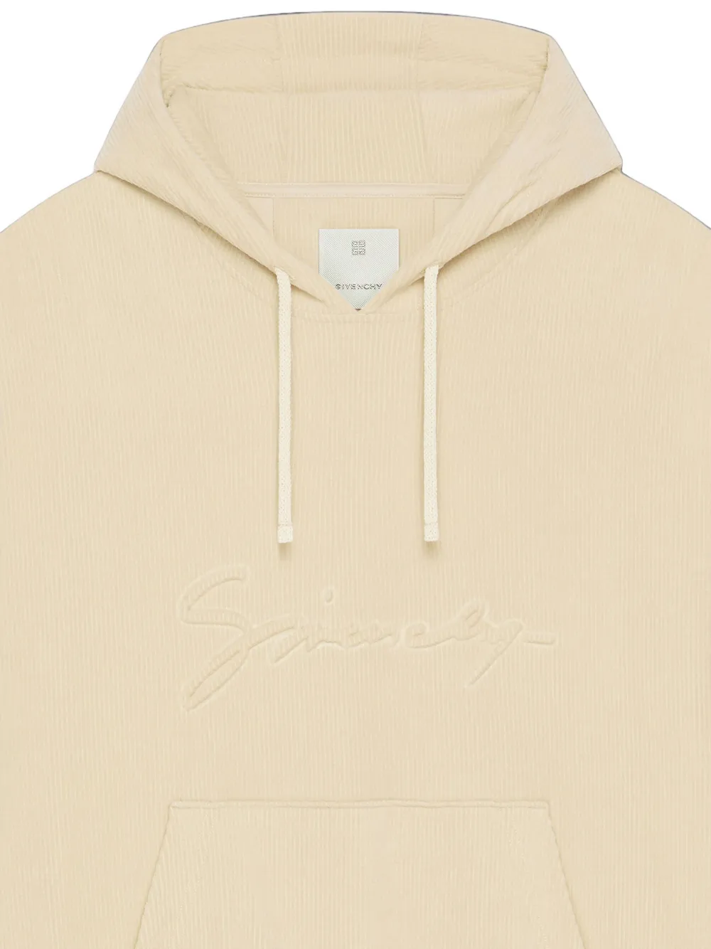 Givenchy fluwelen hoodie Beige