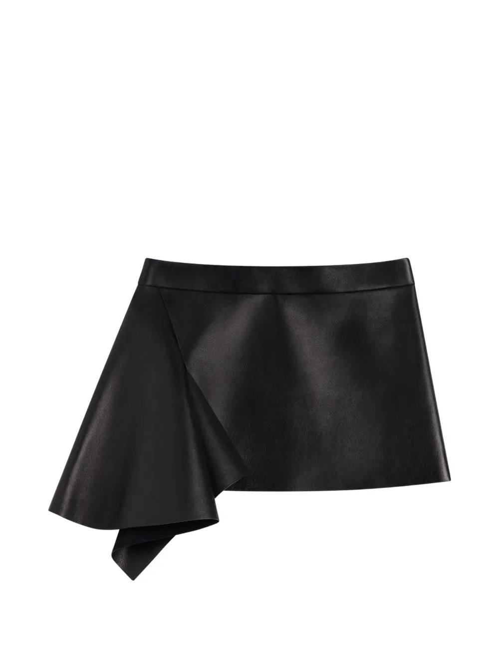 Givenchy asymmetric ruffled mini skirt - Nero