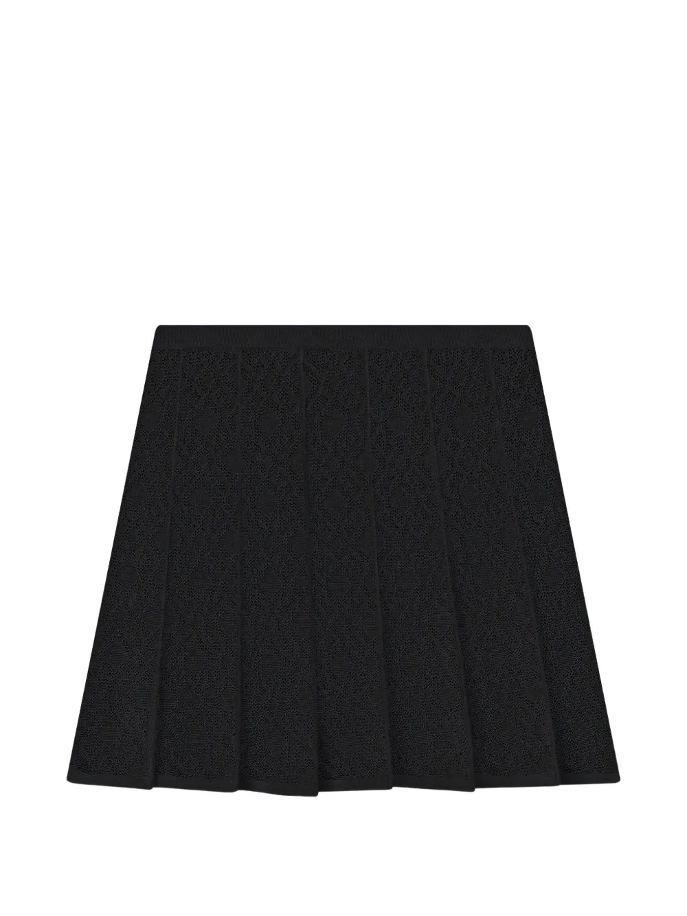 Givenchy jupe plissée en jacquard monogrammé 72 - Noir Givenchy jupe plissée en jacquard monogrammé 72 - Noir