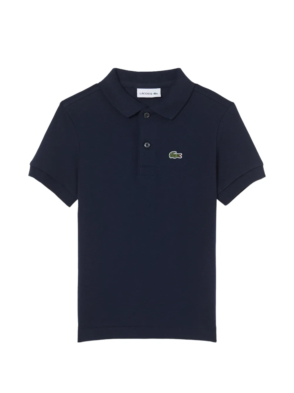 Lacoste Kids Polo con applicazione logo - Blu