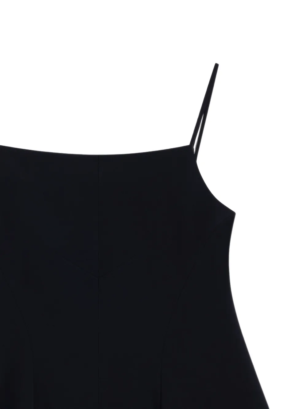 Givenchy Sliced crêpe cady mini-jurk Zwart