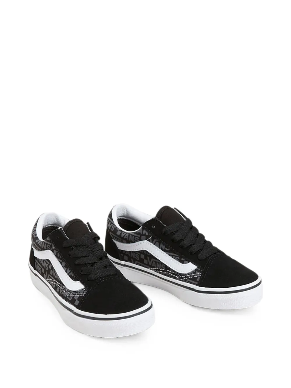 Vans Kids' Old Skool Logo-print Sneakers In Black