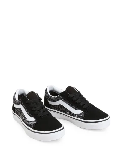 Vans Kids Old Skool logo-print sneakers
