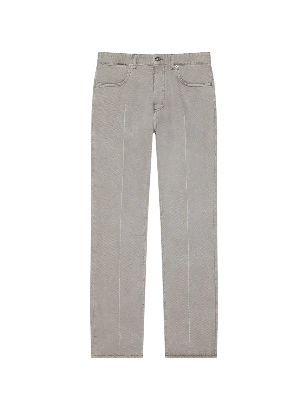 Givenchy straight fit grey jeans with folded effect
