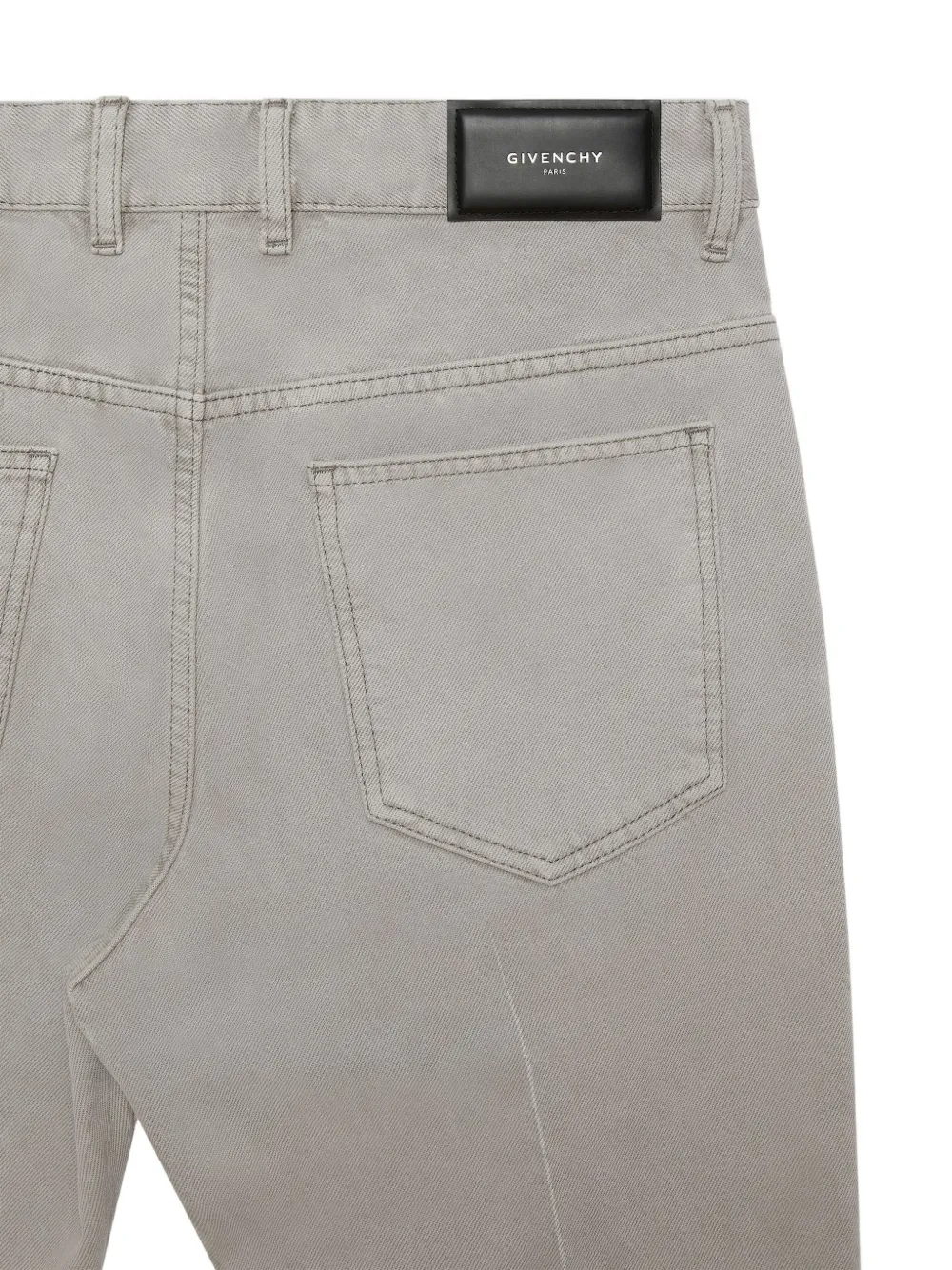 Givenchy Straight jeans met omgeslagen effect Grijs