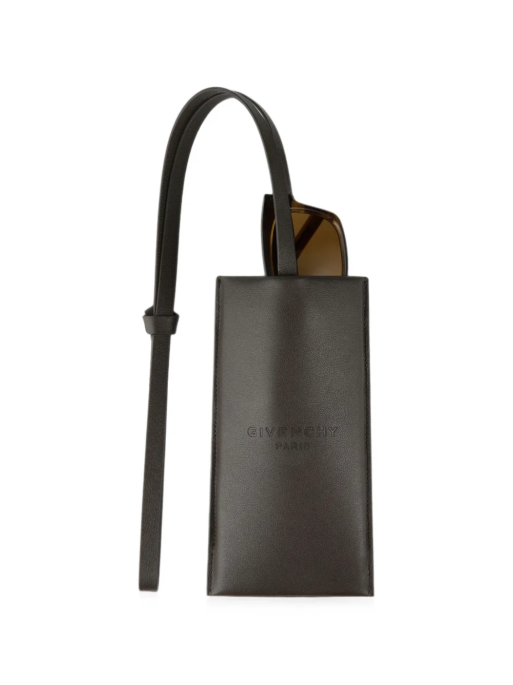 Givenchy Eyewear Antigona Stamped leren zonnebrilkoker Bruin