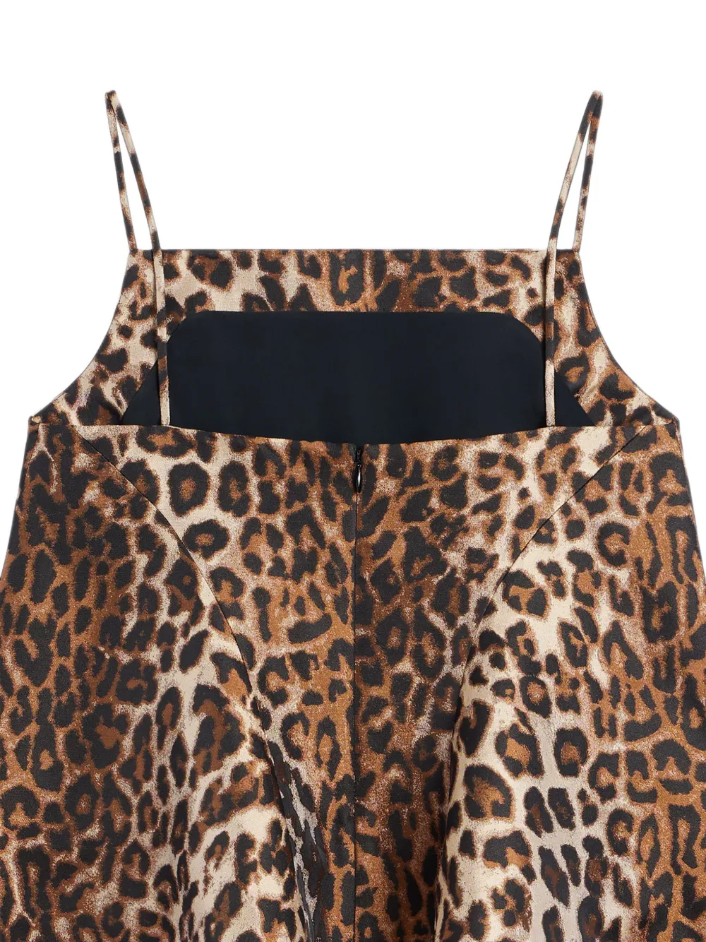Givenchy Sliced top met luipaard-jacquard Bruin