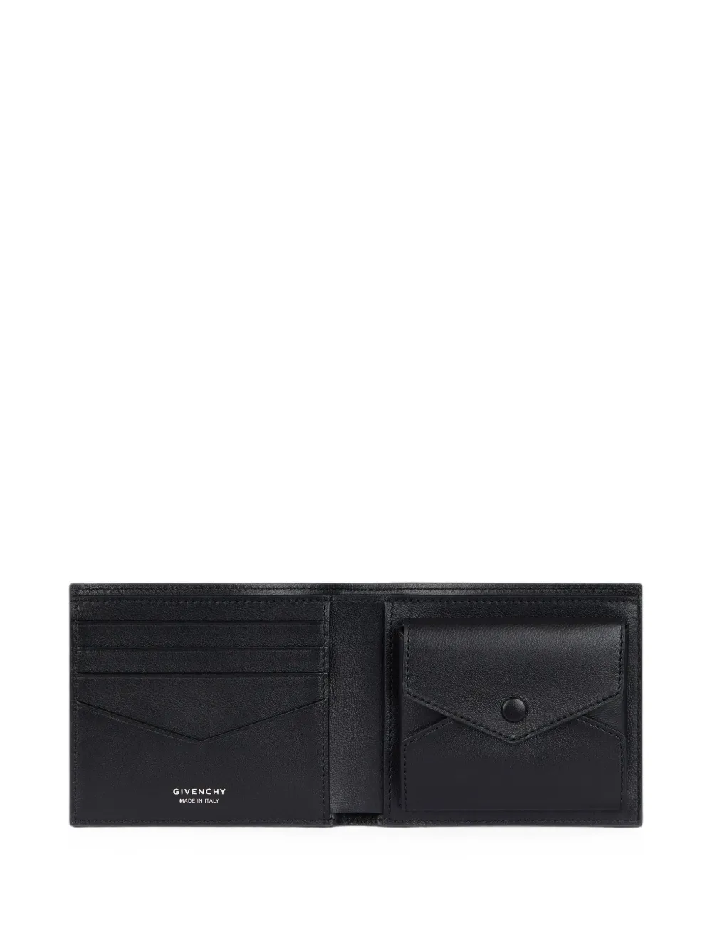 Givenchy Portemonnee van bewerkt leer Zwart