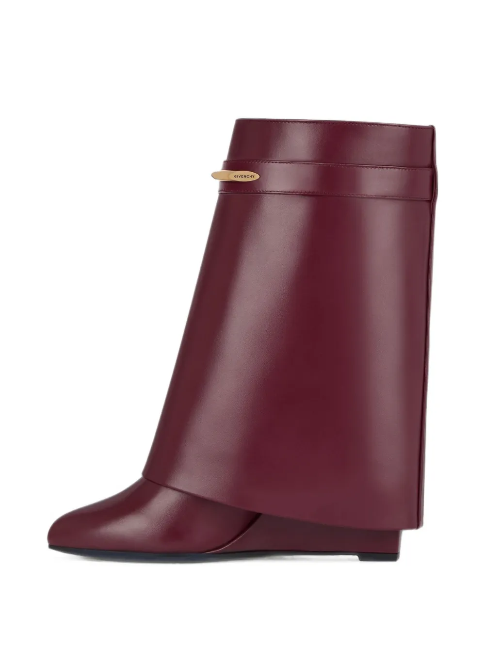 Givenchy Shark Pinch leren enkellaarzen Rood