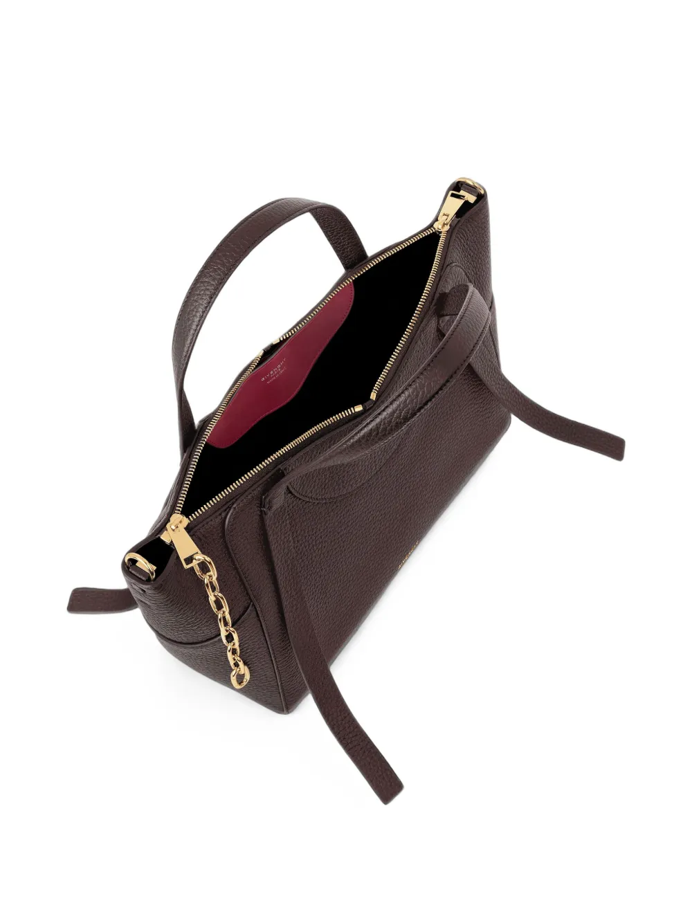 Givenchy Medium The Snatch tas van bewerkt leer Bruin