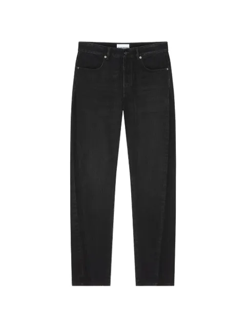 Givenchy couture seam straight fit shadow washed jeans
