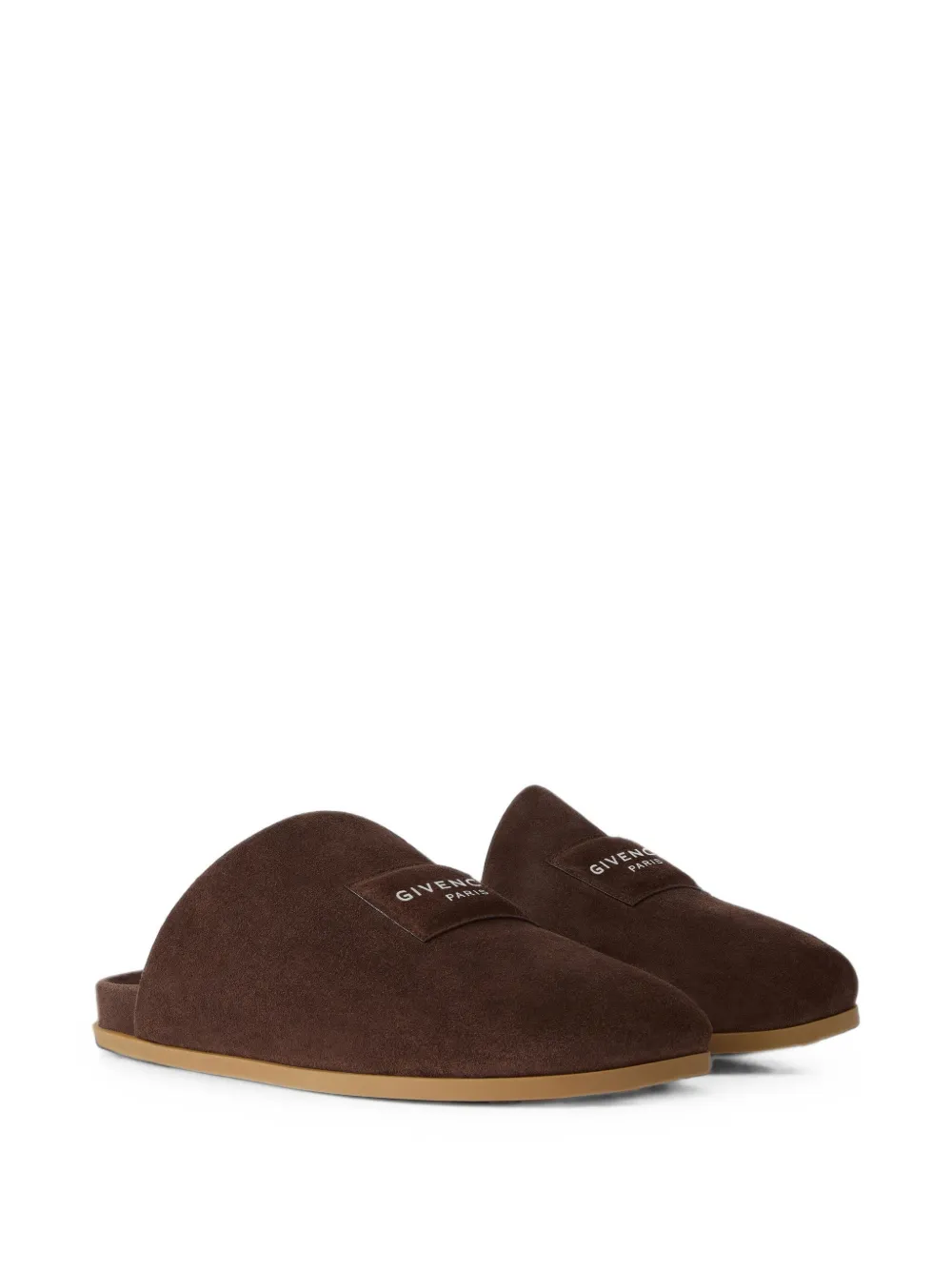 Givenchy Puffy suède muiltjes Bruin