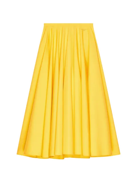 Givenchy long circular skirt in poplin