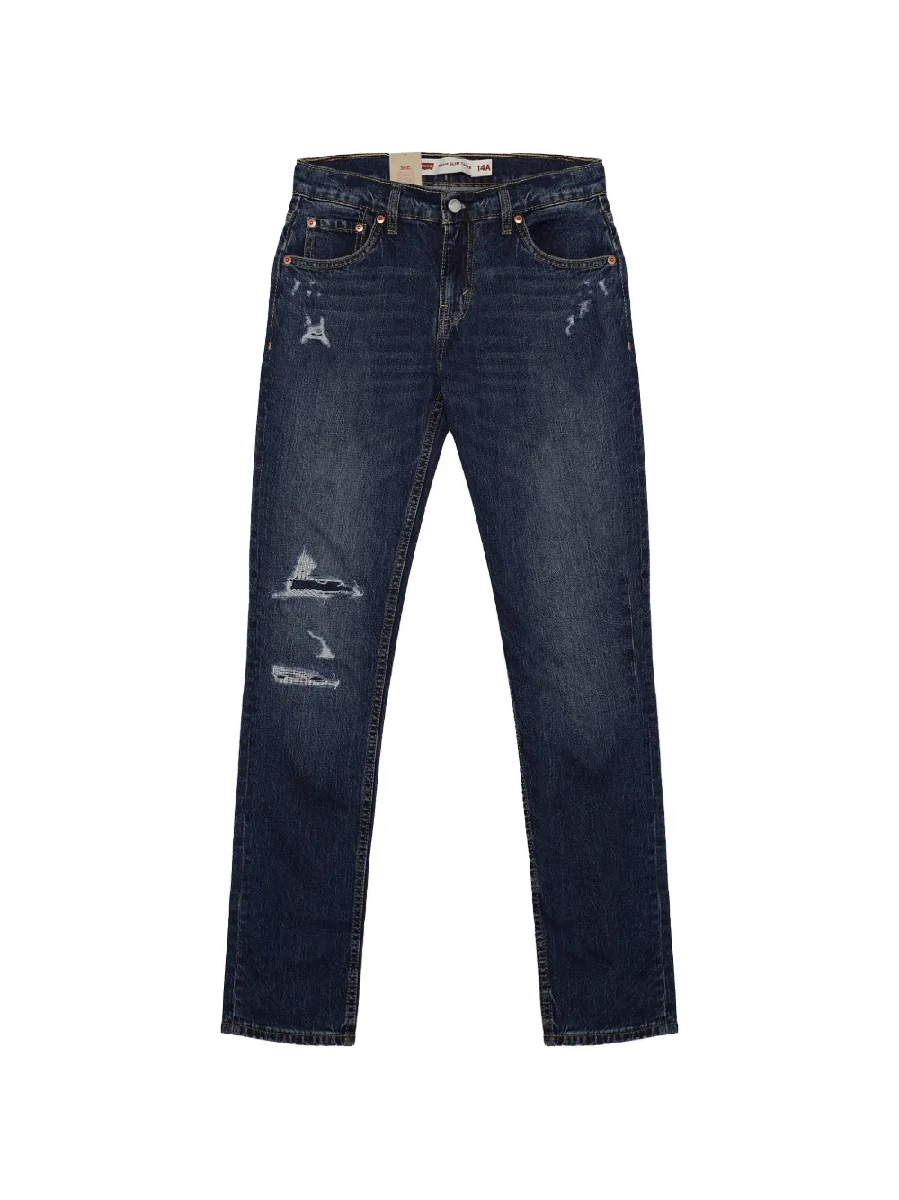 Levi's Kids Jeans con effetto vissuto 512 - Blu