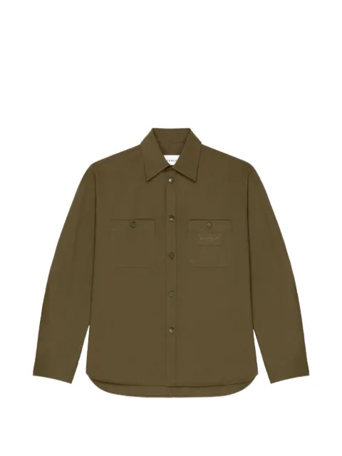 Givenchy couture seam overshirt in cotton paris patch
