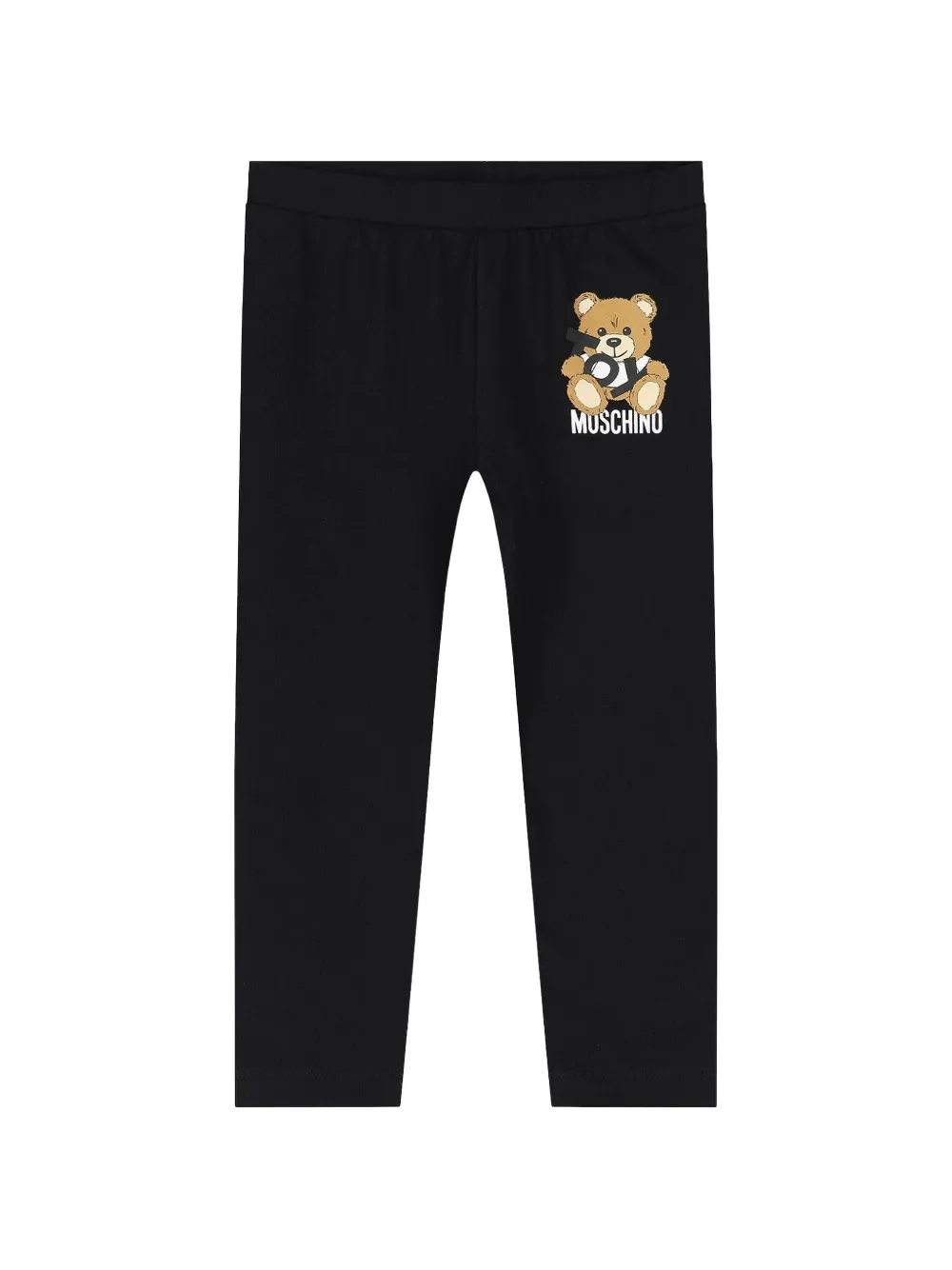 Moschino Kids Leggings con motivo Toy - Nero