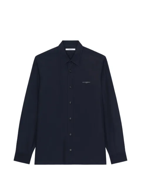 Givenchy camisa de popelina con hilos Givenchy Paris