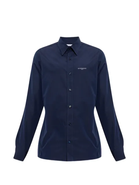 Givenchy camisa de popelina con hilos Givenchy Paris