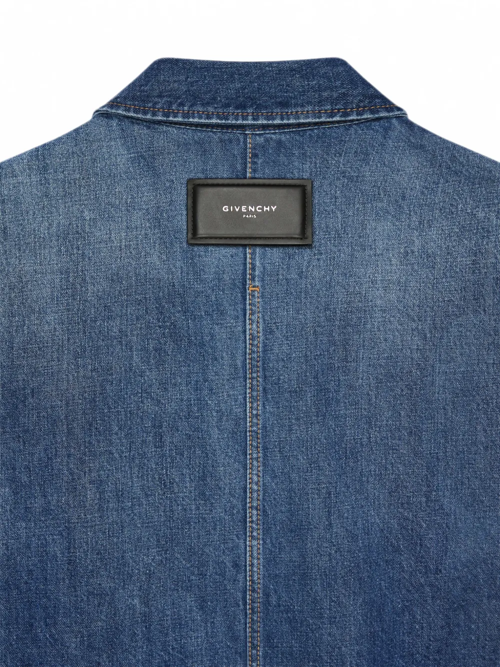 Givenchy Couture Seam shirtjack van donkerblauw denim