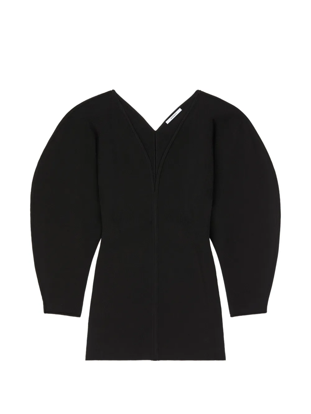 Givenchy robe courte Cocoon en maille - Noir