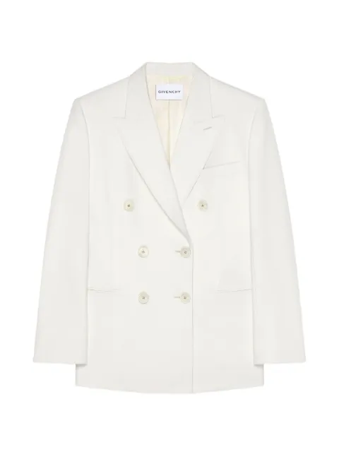 Givenchy double-breasted jacket in wool and mohair