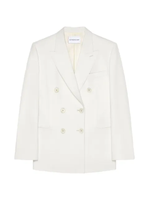 Givenchy double-breasted jacket in wool and mohair