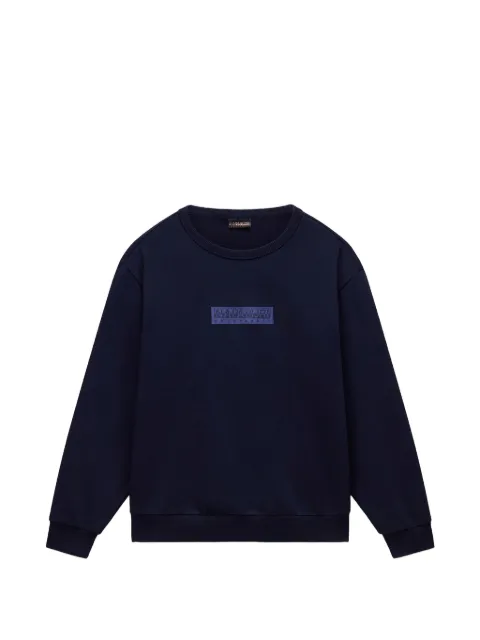 Napapijri Kids sudadera New Box con logo estampado