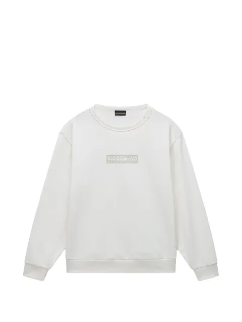 Napapijri Kids suéter con parche Box Logo