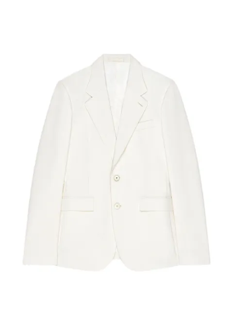 Givenchy Einreihige Jacke aus Wolle und Mohär