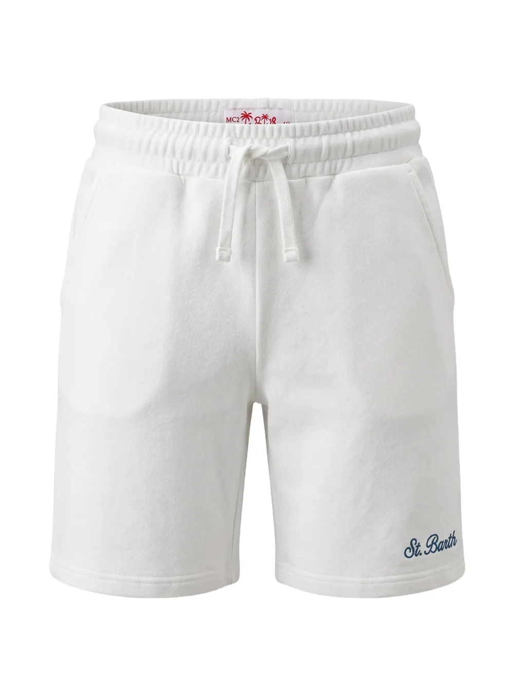 MC2 Saint Barth Kids Shorts met trekkoord Wit