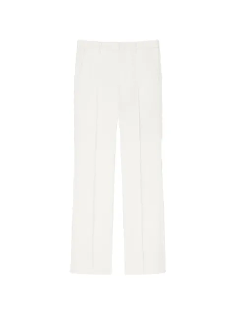 Givenchy straight leg tailored trousers in wool and mohair