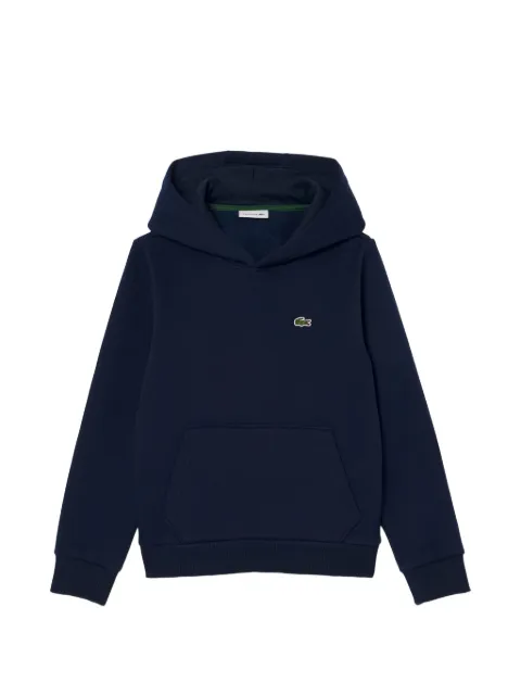 Lacoste Kids logo-patch hoodie