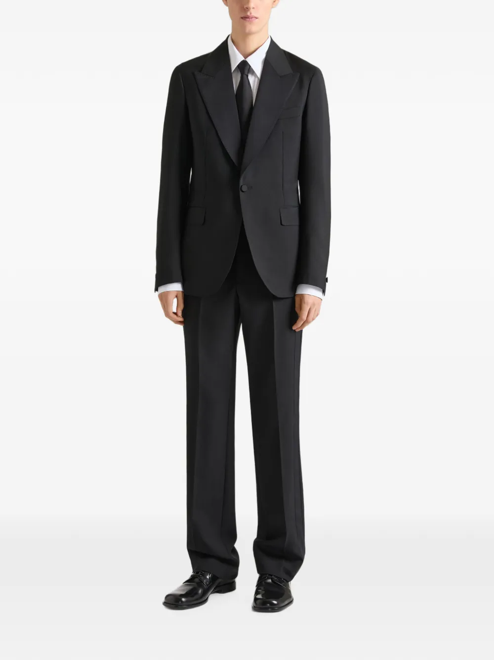Givenchy Slim-fit pantalon van wol en mohair Zwart