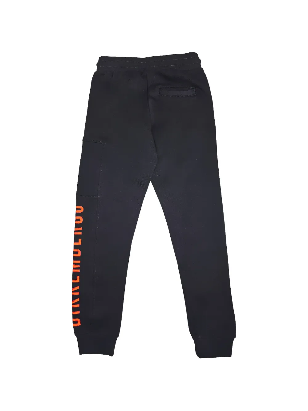BIKKEMBERGS KIDS Trainingsbroek met logoprint en ritszak Zwart