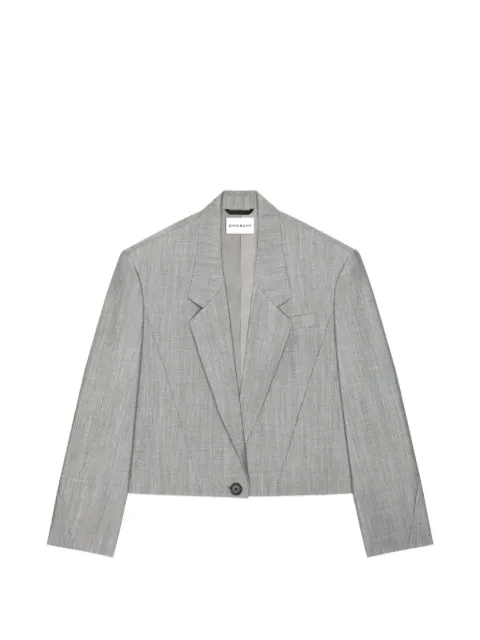Givenchy single-breasted cropped jacket