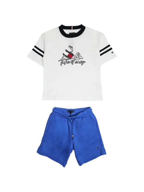 Tommy Hilfiger Junior graphic-print shorts set